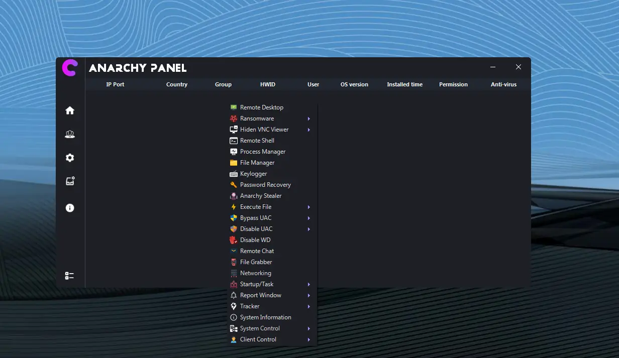 ANARCHY PANEL RAT 4.7 Cracked