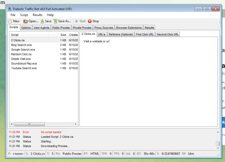 Diabolic Traffic Bot Full Edition v8.0 Lifetime Activated