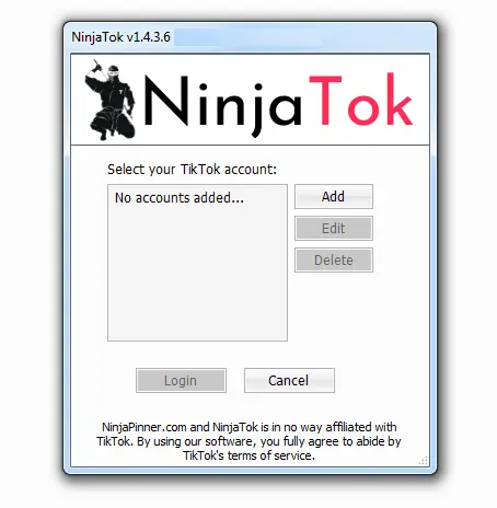 NinjaTok tiktok Bot 2024