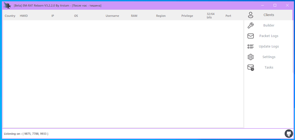 Eagle Monitor RAT Reborn V3.2.2.0