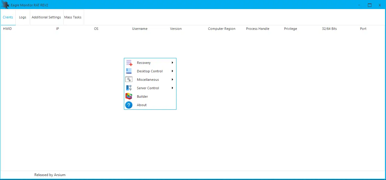 Eagle Monitor RAT V2