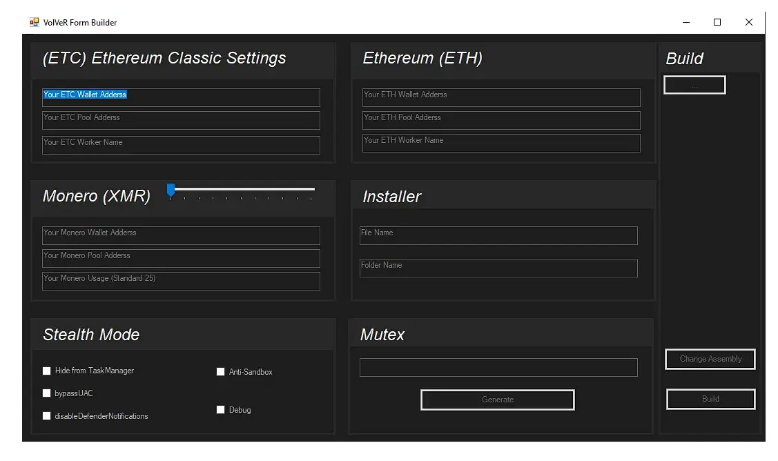 Miner CPUGPU Builder v1.0.1