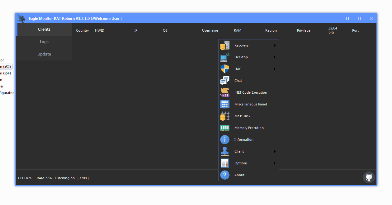 EAGLE MONITOR RAT REBORN 3.2.1.0
