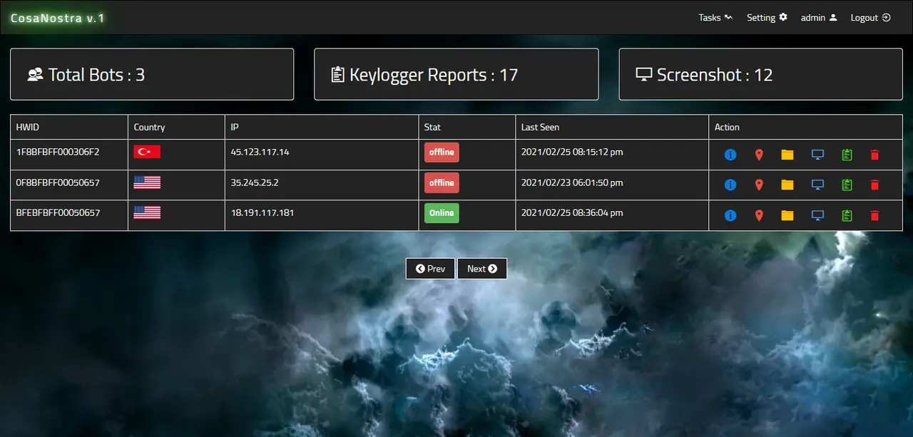CosaNostra v1.2 HTTP BotNet with Tutorial