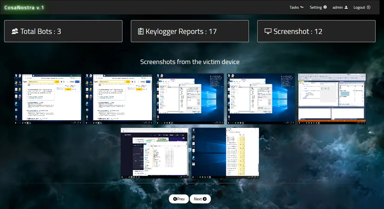 CosaNostra v1.2 HTTP BotNet with Tutorial