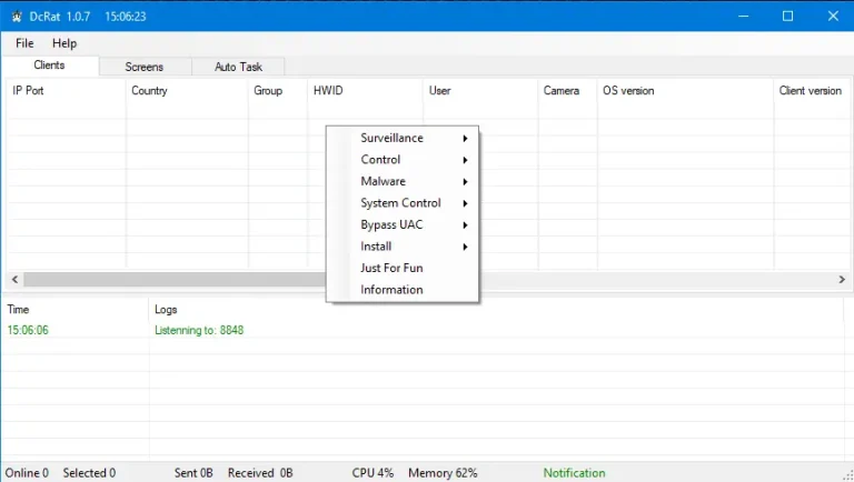 DcRat v1.0.7 Auto Build