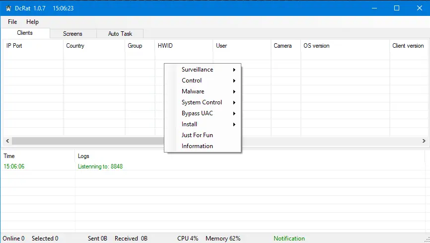 DcRat v1.0.7 Auto Build