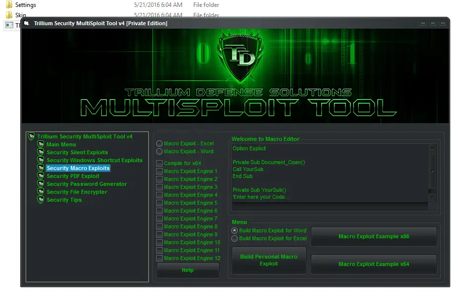 TRILLIUM SECURITY MULTISPLOIT TOOL V4 Private Edition