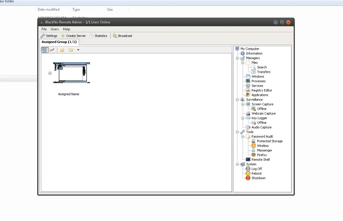 BlackNix Remote Admin v1.3 