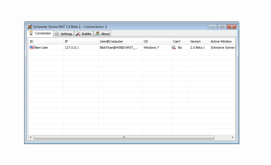 Schwarze Sonne RAT 2.0 Beta 