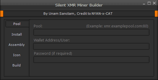 Silent XMR Miner Builder v0.2