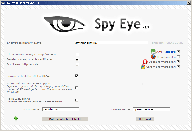 SpyEye Botnet 2025