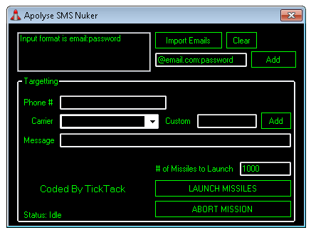 Apolyse SMS Nuker 2025