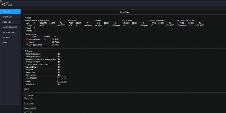 AZORULT Stealer 3.3