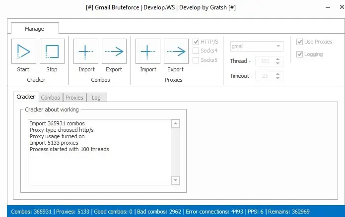 Gmail Bruteforce 2025