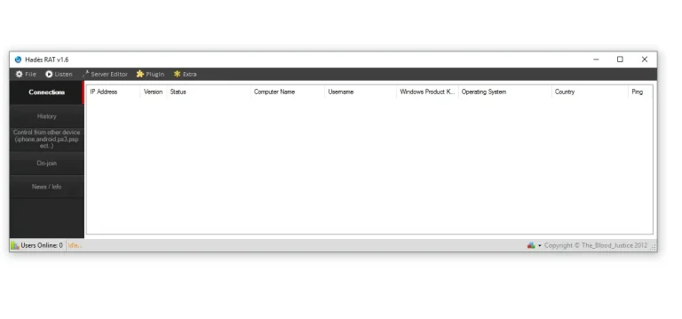 Hades RAT V1.6
