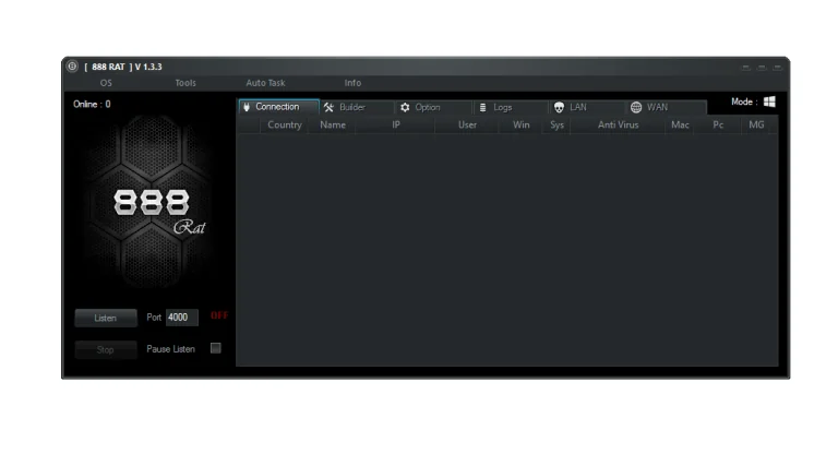 888 RAT v1.3.3 Cracked