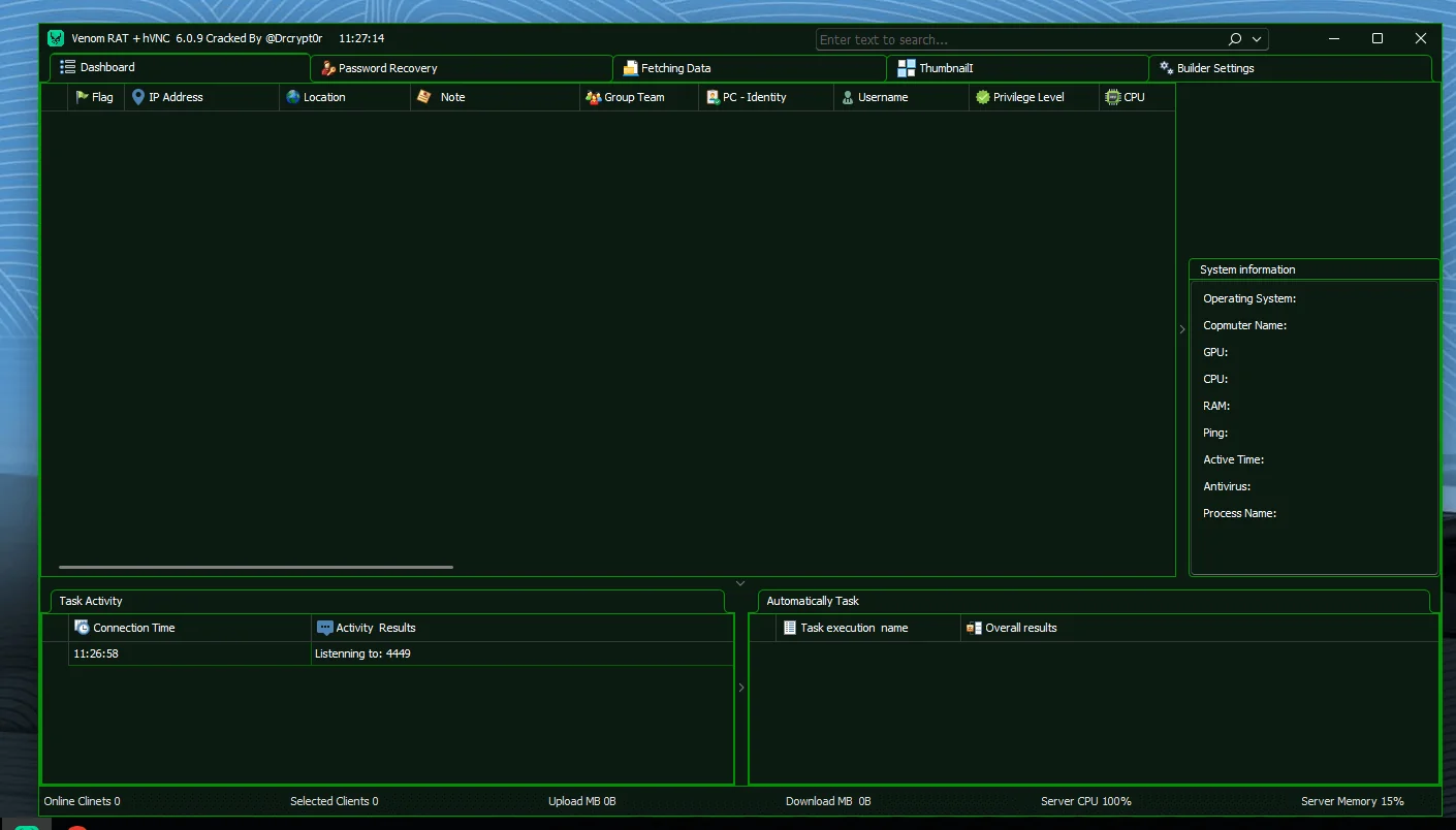 Venom Pro 6.0.9 RAT Cracked