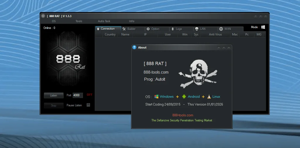 888 RAT V1.3.3